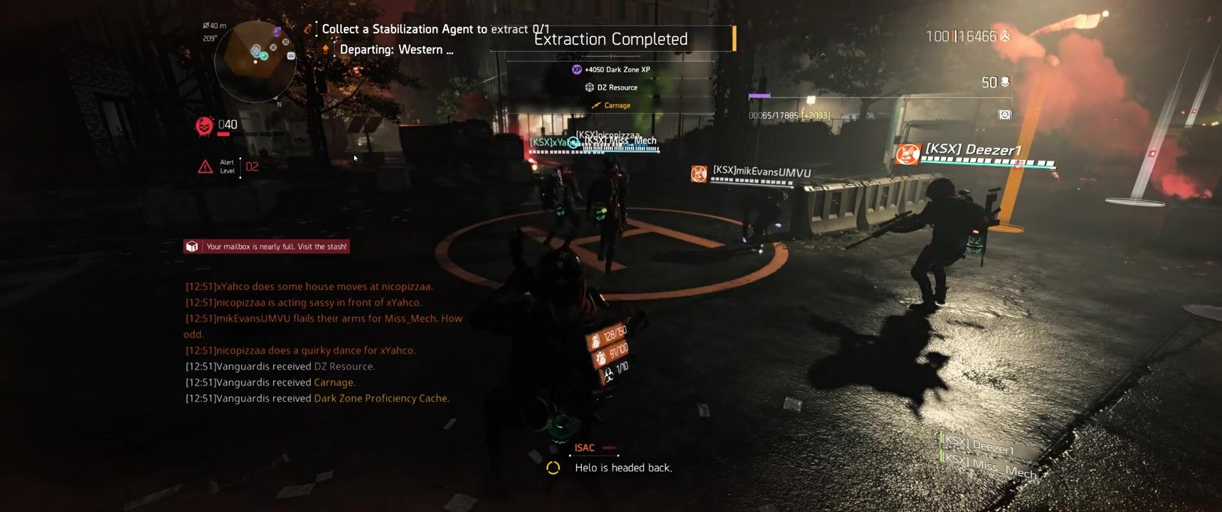 Clutching the DZ!